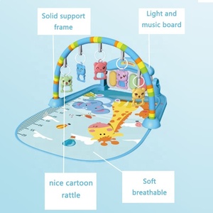 KSF Venta al por Mayor Nuevo Producto Alfombra <span class=keywords><strong>de</strong></span> Juego Musical para Bebés con Piano, Gimnasio <span class=keywords><strong>de</strong></span> Actividades, Alfombra <span class=keywords><strong>de</strong></span> Fitness Multifuncional con Pedales <span class=keywords><strong>de</strong></span> Piano y Dibujos Animados, Juguetes para Niños - Product Image 4
