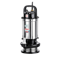 Pompe à eau submersible haute pression en acier inoxydable 304, modèle QDX, personnalisable OEM, débit élevé pour l'irrigation agricole - Vente chaude