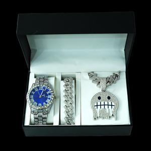 NL2237-SL68 Set de Reloj y Joyería FACE, Reloj de Cuarzo de Moda, Aleación, Nuevo Set de Regalo, Relojes con Corazón, Venta Caliente, con Caja - Product Image 4