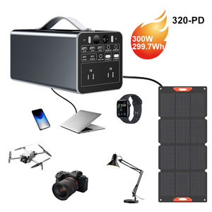 Mini Centrales Électriques Portables 300W 299.7Wh, Générateurs Solaires pour Camping en Extérieur, Boîtiers de Stockage d'Énergie Domestique, Baterie Externe - Product Image 3