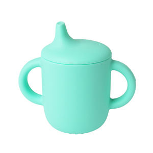Tasse en silicone de qualité alimentaire 2025, très vendue, avec poignées et bec verseur en forme de bec de canard, pour boire directement, vaisselle pour enfants - Product Image 1
