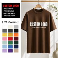 T-shirt vierge surdimensionné en coton 100% de 230 g/m² de qualité supérieure pour hommes, vente en gros, OEM