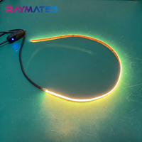 Bande lumineuse LED COB dimmable USB Raymates 5V 5mm Mini 480 LED Effet Météore 7W/m pour la maison, rouleau de 100m, Striscia Led Tira Led
