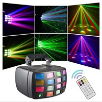 Lumière de scène à LED 30W avec télécommande, lampe laser verte, laser pour discothèque, DJ, spectacle, KTV, lumière laser