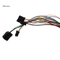 Arnés de cableado de transmisión para chasis automotriz, conector gris y blanco, arnés de cableado personalizado de múltiples ramificaciones, OEM 12V 24V