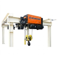 SEVENCRANE Nouveau palan électrique compact à câble de 1-2 tonnes, norme européenne, hauteur de levage de 6 m, certifié CE pour atelier