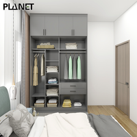 Nouvelle Arrivée Personnalisé Style Américain En Bois Moderne Développer Armoire Meubles placard de la chambre