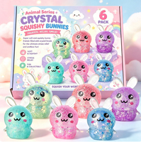 Coffret Cadeau Créatif de Jouets à Presser Lapin pour Adolescents et Adultes – Poupée Anti-Stress de Bureau pour Décompression et Soulagement du Stress – Jouet Squishy en Gros