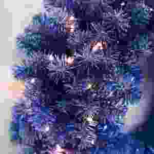 <span class=keywords><strong>Sapin</strong></span> de Noël artificiel en PVC à charnières, arbre de <span class=keywords><strong>sapin</strong></span> vert réaliste avec support métallique - Product Image 3