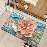 Diatomeenerde-Badezimmermatte, Wasserabsorbierend, Schnell Trocknender Teppich, Diatomeenerde-Badematte für den Hausbereich