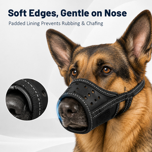 <span class=keywords><strong>Bozal</strong></span> Ajustable, Duradero y Transpirable para Perros, Previene Mordeduras y Masticación, Máscara Bucal para Mascotas, Apto para Perros Pequeños, Medianos y Grandes - Product Image 4