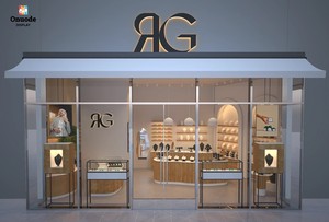 Tùy chỉnh đồ trang sức hiển thị tủ kính sang trọng giới thiệu cho cao cấp bán lẻ đồ trang sức cửa hàng nội thất đồ trang sức cửa hàng thiết kế truy cập - Product Image 3