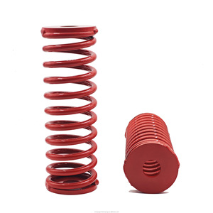 Custom <b>Compression</b> <b>Spring</b> 60Si2Mn Red For Crusher Mining Machinery - Product Image 1