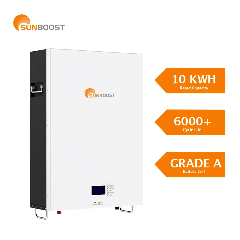 Sunboost 48V 5KW pin lithium gói hệ thống 50kw lai năng lượng mặt trời biến tần có thể sạc lại lưu trữ năng lượng mặt trời nhà up Pin