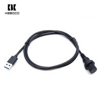 Cable USB 3.0 Tipo-C de 1m, Impermeable, con Cubierta de PVC, Conductor de Cobre Estañado y Blindaje Trenzado, de Fábrica China