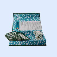 Tarjetas de Felicitación Impresas Personalizadas en Inglés/Árabe con Impresión Digital y Caja Plegable - Juego de Cartas Educativo para Niños
