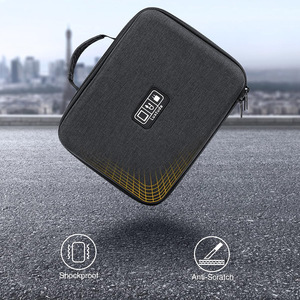 Estuche de Almacenamiento Portátil para Electrónicos de EVA, Bolsa Organizadora Rígida, Estuche de Viaje Impermeable con Correa para el Hombro - Product Image 6
