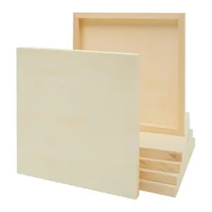 Unfinished Wood Canvas Wooden Panel Boards for Painting wood canvas frame