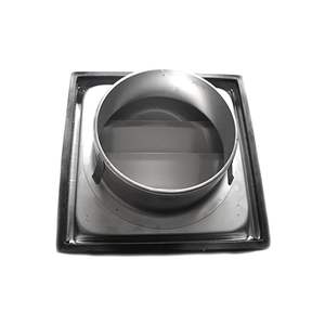 Grille <span class=keywords><strong>de</strong></span> ventilation carrée murale en acier inoxydable SUS304 <span class=keywords><strong>de</strong></span> 4 pouces (100 mm) pour ventilateur, extracteur d'air carré pour sèche-<span class=keywords><strong>linge</strong></span>, vente en gros - Product Image 4