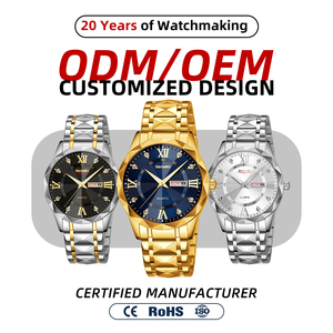 Reloj de Cuarzo de Alta Calidad con Logotipo Personalizado OEM/ODM para Hombre, Acero Inoxidable, Resistente al Agua, Modelo Popular, Venta Directa al por Mayor, Moda - Product Image 1