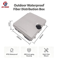 Weißer FDB Glasfaser-Verteilerkasten 1x8 PLC Splitter 8 12 SC Simplex Adaptergehäuse für FTTX Kabelmanagement