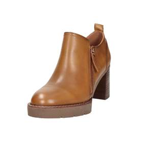 Carmela Women's Ankle Boots Brown 161861 Chunky Heel Fashion <b>Bootie</b> - Product Image 2