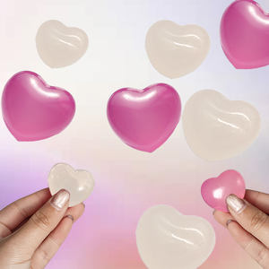 <strong>Bucket</strong> <strong>of</strong> 16 Pcs Mini Heart Glitter Color Changing <strong>Maltesers</strong> TPR Squeeze Ball Toy On-the-go Stress Relief Toys - Product Image 3