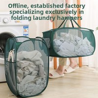 Keranjang Pakaian Kotor Lipat Besar dari Kain Polyester Minimalis Modern untuk Penyortiran dan Penyimpanan Pakaian Kotor di Kamar Mandi