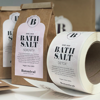 Étiquettes adhésives personnalisées en papier, service d'impression avec logo, pour emballage