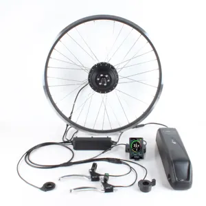 En popüler kolay DIY Bicycle G340 orta Motor 250w 350w 500W 750W 1000W yüksek tork elektrikli bisiklet dönüşüm kiti için bisiklet