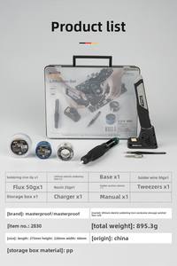 Kit de Soldadura Portátil Inalámbrico Recargable Modelo MSD <span class=keywords><strong>2830</strong></span>, Temperatura Constante, Plástico, 1 Año de Garantía, Estuche Rígido, Bricolaje para el Hogar - Product Image 6