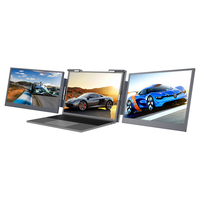 Moniteur double écran portable 14 pouces très populaire, mini double écran pour ordinateur portable et tablette, Type C USB Mini HD