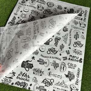 Custom Printing Food Grade Biodegradable Grease Proof 30-80g Butter Wrapping <b>Paper</b> <b>for</b> Packaging - Product Image 4