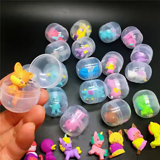 Mini Capsule With Toys PP Capsule with Cute Toys for Gashapon Vending Machine
