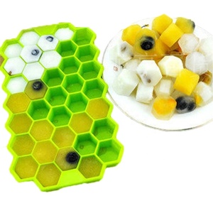 Bandejas de <span class=keywords><strong>cubitos</strong></span> de hielo de silicona de <span class=keywords><strong>Amazon</strong></span>, herramientas de helado, forma de panal personalizada, 37 cubos, 7-25 días, 1-5 días, 20,3x2,5 cm x 12, 100 Uds. - Product Image 1