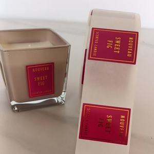 Étiquettes de bouteille en vinyle découpées sur mesure, impression CMYK, dorure à chaud haute viscosité, pour bouteilles de vin en verre et pots de bougies parfumées - Product Image 3