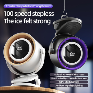 Hot Sale 1800mAh Multifunction Outdoor Stroller Clip-on <strong>Fan</strong> Charging <strong>Desk</strong> Table <strong>Fan</strong> <strong>Usb</strong> Portable Rechargeable 6 Inch Clip <strong>Fan</strong> - Product Image 3
