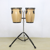 Factory OEM Professional Latin Percussion Musical Instruments Wooden Mini Conga Drum Stand MEJUNTONG MCBB410NW Ergonomic High