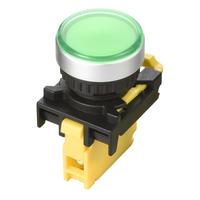 Lampe indicatrice LED multicolore en plastique 220Vac 24Vdc 22mm 25mm CRI 50 Durée de vie 10000h Base Ba9S 50 Lumens