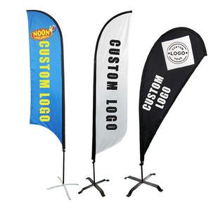 Promotion : Drapeaux <span class=keywords><strong>de</strong></span> <span class=keywords><strong>plage</strong></span> personnalisés, durables, bon marché, impression personnalisée, service publicitaire, vent fort - Product Image 1
