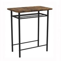 Pas cher prix rond extérieur en plastique haut tables de bar pliable en aluminium blanc noir rouge table de bar ensemble