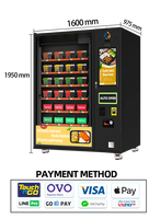 Accueil Distributeur automatique de produits Centre commercial Entreprise libre-service pour distributeur automatique d'aliments chauds