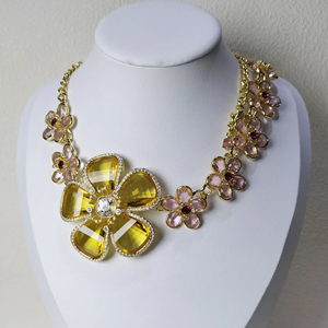 Colección <span class=keywords><strong>de</strong></span> Lujo <span class=keywords><strong>de</strong></span> Joyería para Mujer 2026: Set Original <span class=keywords><strong>de</strong></span> Cristal Rosa Tallado, Collar, <span class=keywords><strong>Pendientes</strong></span>, Anillo <span class=keywords><strong>y</strong></span> Pulsera, Accesorios para Fiesta - Product Image 2