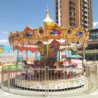 Carrousel de luxe 16 places pour l'intérieur, l'extérieur et le parc d'attractions pour centre commercial