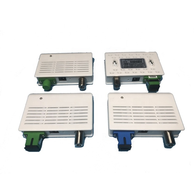 Indoor HFC CATV Home Receiver Optic Fiber Mini Node 1550nm Optical Fiber FTTH CATV Node Optical Radio TV Broadcasting Equipment