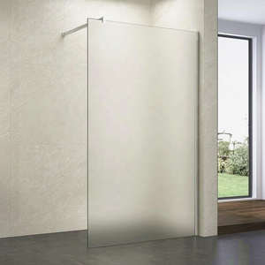 การออกแบบใหม่ห้องน้ำ Frameless กระจกหน้าจอกันน้ำสำหรับห้องอาบน้ำ - Product Image 1