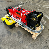 Martillo Hidráulico Silencioso para Miniexcavadora de 3 Toneladas, Compatible con Kubota KX033, Yanmar ViO35, Komatsu PC30, Hitachi ZX30