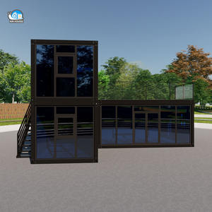 モジュラーコンテナハウスプレハブ2階建て移動可能 - Product Image 1