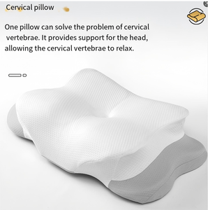 Midishi WJ-2086 Vlindervormige Traagschuim Neksteun Kussen Ergonomisch Bed Kussens Comfortabel Lichaam Pijn Verlichting Slaap - Product Image 3