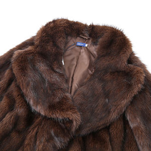 Manteau en fausse fourrure pour femmes, de haute qualité, coupe-vent, vêtements d'hiver pour femmes, veste en fausse fourrure pour les fêtes - Product Image 2